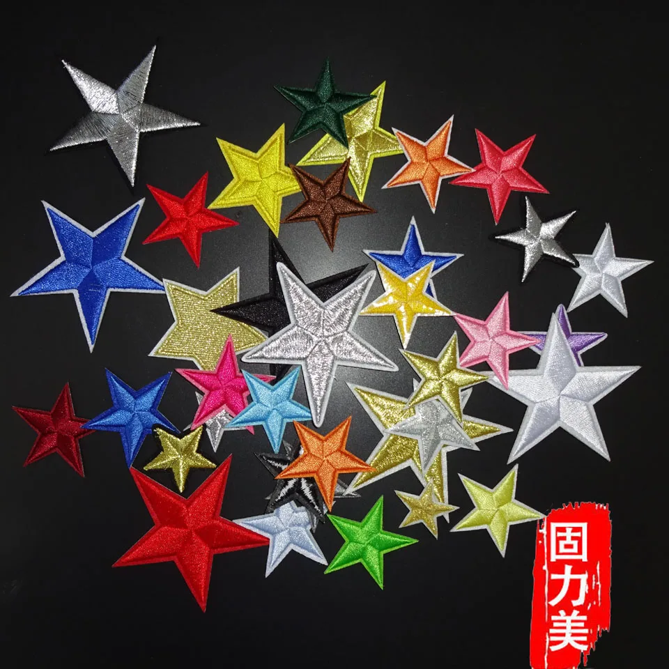 10set=360pcs Multiple SizesStar Patches for Clothing Iron on Clothes Appliques Badge Stripes Diamond Pentagram Stickers
10set=360pcs Multiple SizesStar Patches for Clothing Iron on Clothes Appliques Badge Stripes Diamond Pentagram Stickers