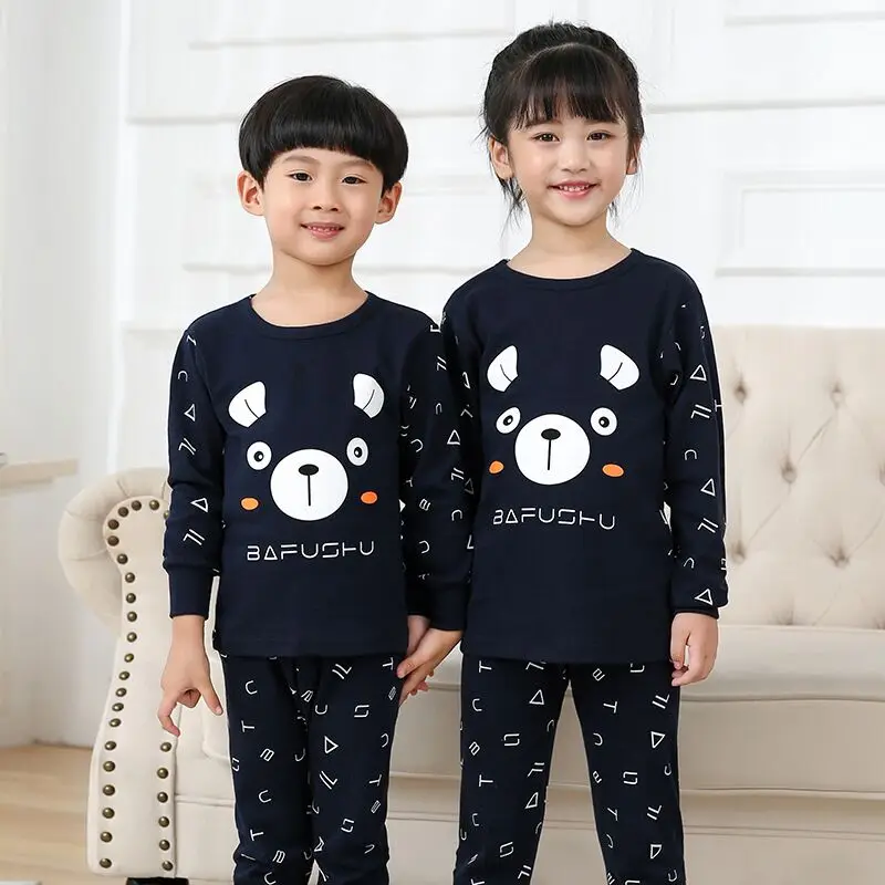 Autumn Kids Pajamas Set Children Cartoon Dinosaur Sleepwear Boys Home Pajamas Girls Cotton Animal Pyjamas Baby 2-13T Nightwear
Autumn Kids Pajamas Set Children Cartoon Dinosaur Sleepwear Boys Home Pajamas Girls Cotton Animal Pyjamas Baby 2-13T Nightwear