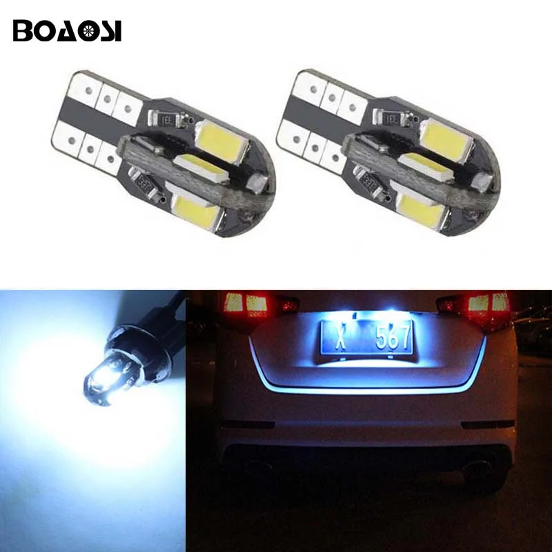 BOAOSI 2x T10 LED W5W Samsung 8SMD Car License plate Light Bulbs For Toyota Corolla Avensis Yaris Rav4 Auris Hilux Prius camry
BOAOSI 2x T10 LED W5W Samsung 8SMD Car License plate Light Bulbs For Toyota Corolla Avensis Yaris Rav4 Auris Hilux Prius camry