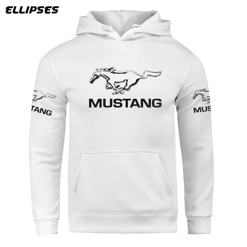 Новая модная спортивная одежда с логотипом Ford Mustang толстовки для мужчин и женщин