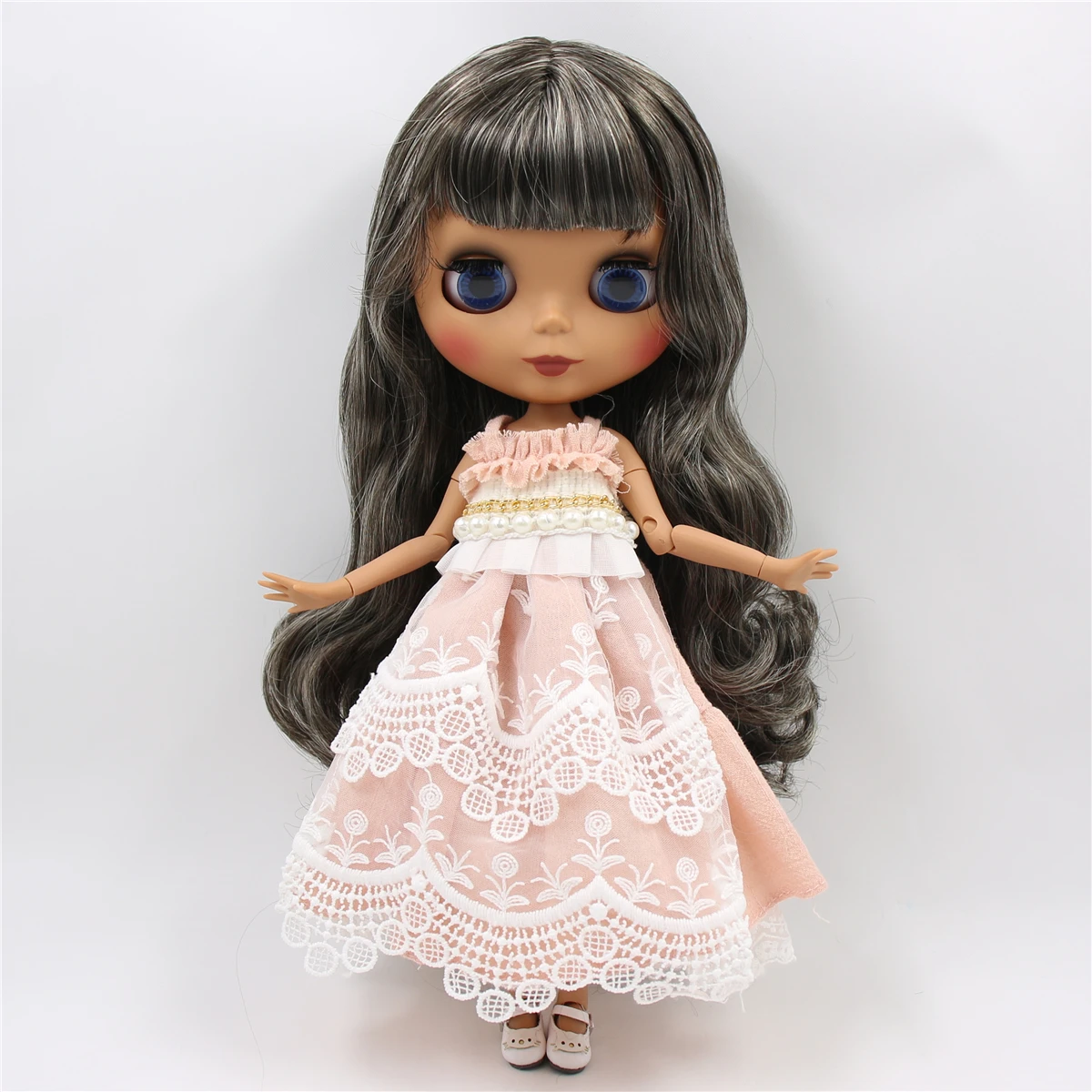 Georgina – Premium Custom Blythe Doll with Cute Face 1 Georgina – Premium Custom Blythe Doll with Cute Face 1