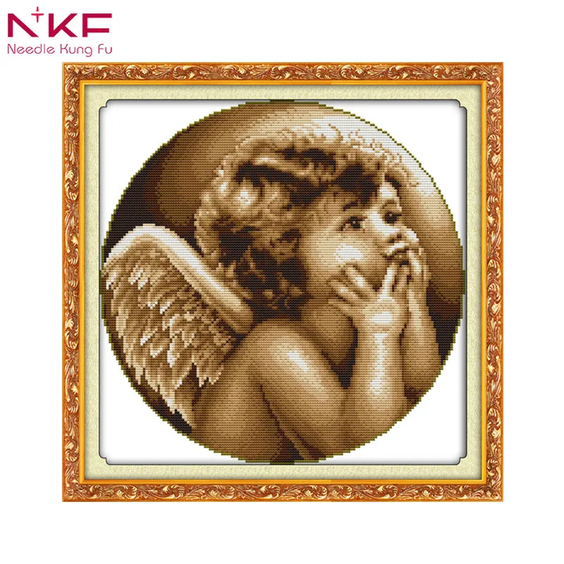 Lovely angel painting counted print on canvas chinese cross stitch kits embroidery needlework sets baby room decor diy dmc 14ct
Lovely angel painting counted print on canvas chinese cross stitch kits embroidery needlework sets baby room decor diy dmc 14ct