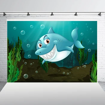 Shark Happy Birthday Backdrop Sea World Photography Backdrop Baby Shower Photo Background Party Decorations Props GY-1055
Shark Happy Birthday Backdrop Sea World Photography Backdrop Baby Shower Photo Background Party Decorations Props GY-1055