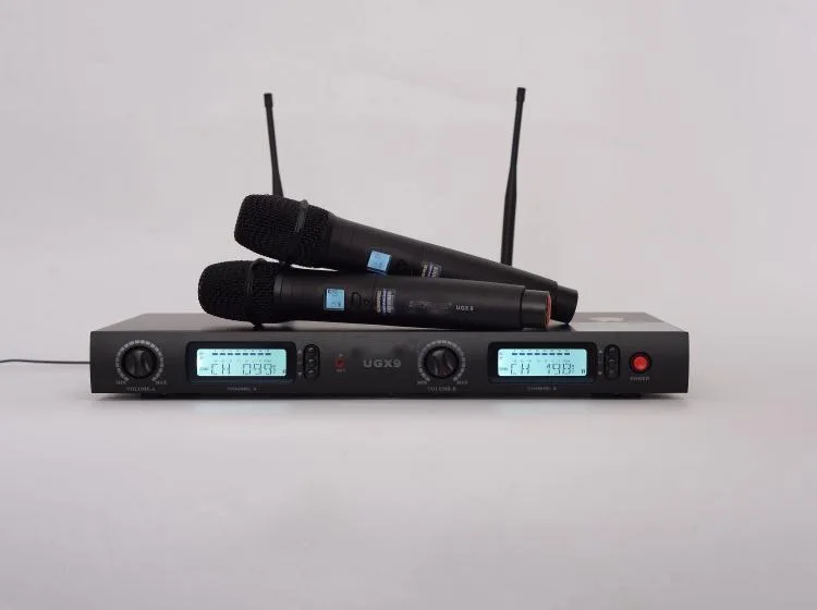 High quality UGX9 UHF Wireless Microphone ,2Channel cordless microphone for hot selling
High quality UGX9 UHF Wireless Microphone ,2Channel cordless microphone for hot selling