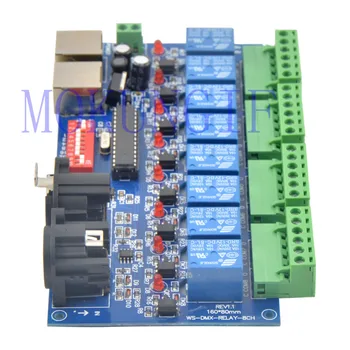Fast shipping 6Pcs 8CH DMX 512 LED Controller XLR+RJ45 dmx512 decoderDMX512 Dimmer RELAY OUTPUT Decoder Max 10A WS-DMX-RELAY-8CH
Fast shipping 6Pcs 8CH DMX 512 LED Controller XLR+RJ45 dmx512 decoderDMX512 Dimmer RELAY OUTPUT Decoder Max 10A WS-DMX-RELAY-8CH