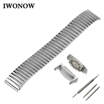 Stainless Steel Watch Band 18mm for Samsung Gear Fit 2 SM-R360 Elastic Strap Wrist Belt Bracelet Silver + Spring Bar + Adapters
Stainless Steel Watch Band 18mm for Samsung Gear Fit 2 SM-R360 Elastic Strap Wrist Belt Bracelet Silver + Spring Bar + Adapters