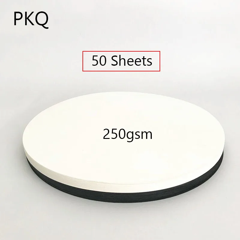 50 Sheets Black/White DIY Blank Poster Sketch Portrait Drawing Crafts Paper 250gsm Thicken Round Shape Circle 8/10
50 Sheets Black/White DIY Blank Poster Sketch Portrait Drawing Crafts Paper 250gsm Thicken Round Shape Circle 8/10
