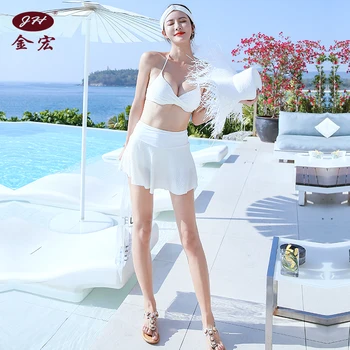 JH female swimsuit 2019 new women's sexy small chest gathered bikini beach vacation swimweart Bathing suit swimming suit 
JH female swimsuit 2019 new women's sexy small chest gathered bikini beach vacation swimweart Bathing suit swimming suit