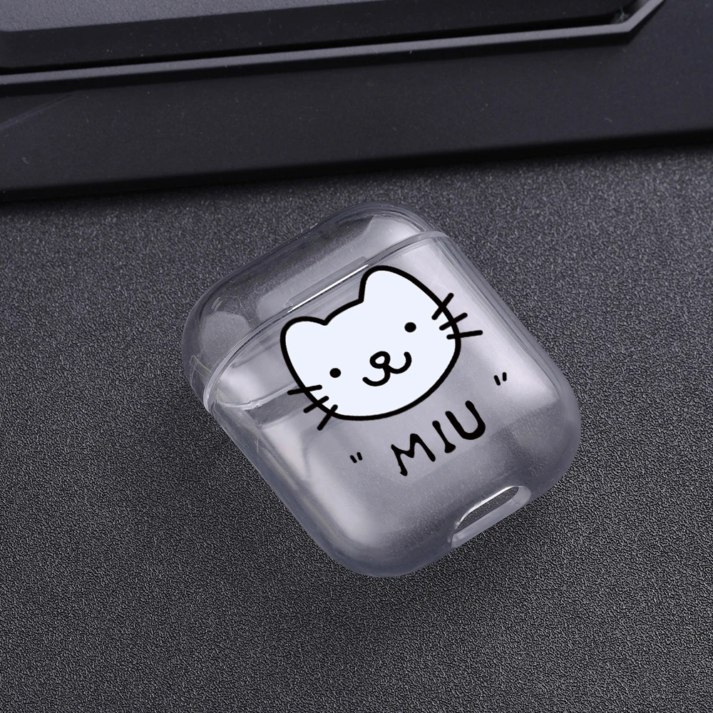 Cases For Airpods Cute Kitten Painted Transparent Hard PC Cases For AirPods Cases Protective Cover Wireless Earphone Case
Cases For Airpods Cute Kitten Painted Transparent Hard PC Cases For AirPods Cases Protective Cover Wireless Earphone Case