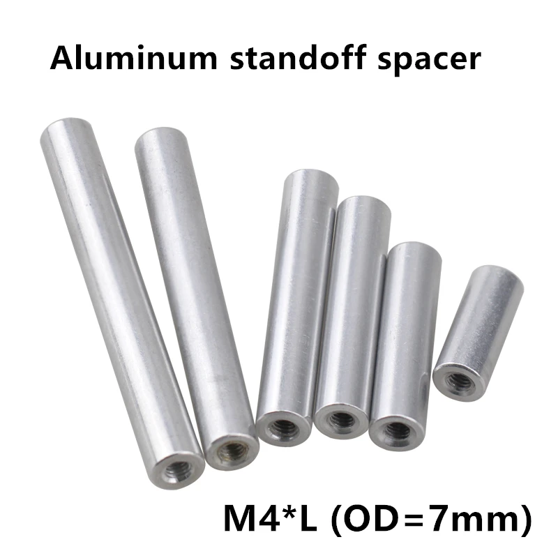 10pcs M4 Aluminum Column M4*10/12/15/20/25/30/35/37/40/45/50/60/70/80/90/100mm Aluminum Round Standoff Spacer Studs
10pcs M4 Aluminum Column M4*10/12/15/20/25/30/35/37/40/45/50/60/70/80/90/100mm Aluminum Round Standoff Spacer Studs