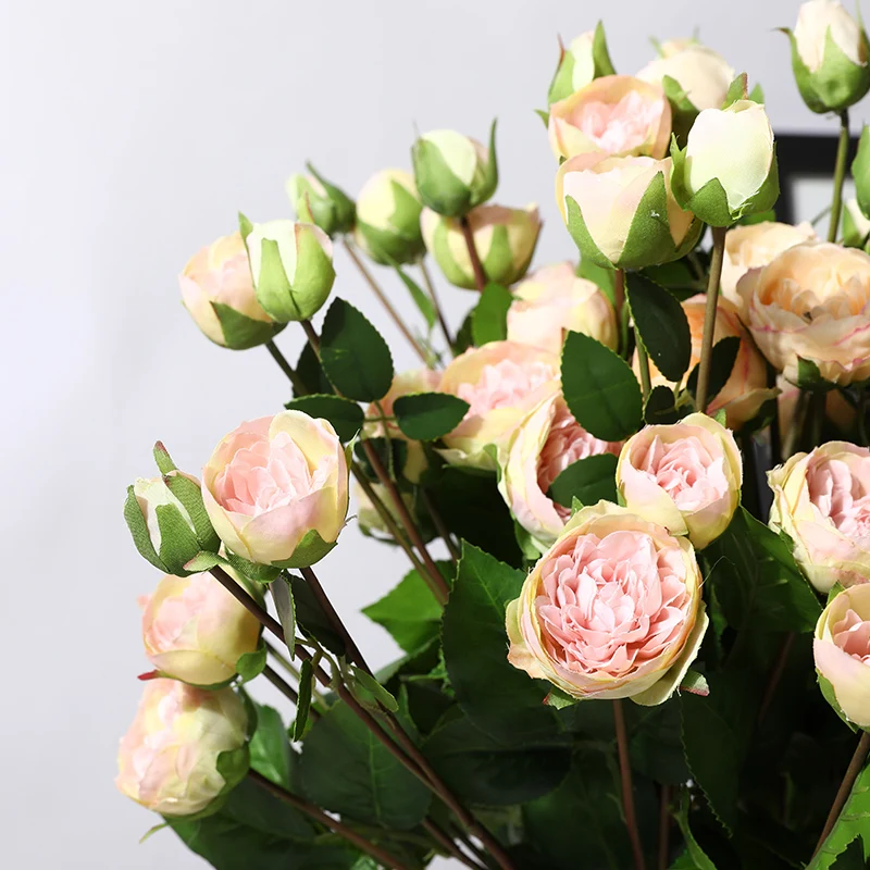 yumai 5 Heads Roses Flowers Artificial Retro Long Stem Branch Peony Silk Flower Fall Home Decoration Farmhouse Garden Decor
yumai 5 Heads Roses Flowers Artificial Retro Long Stem Branch Peony Silk Flower Fall Home Decoration Farmhouse Garden Decor