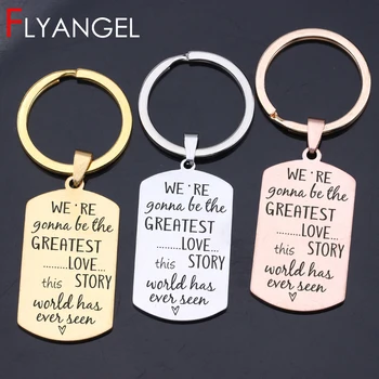 Engraved Key Chain We Are Greatest love This Story Fashion Key Holder Stainless Steel Keyring Couples Anniversary Wedding Gifts
Engraved Key Chain We Are Greatest love This Story Fashion Key Holder Stainless Steel Keyring Couples Anniversary Wedding Gifts