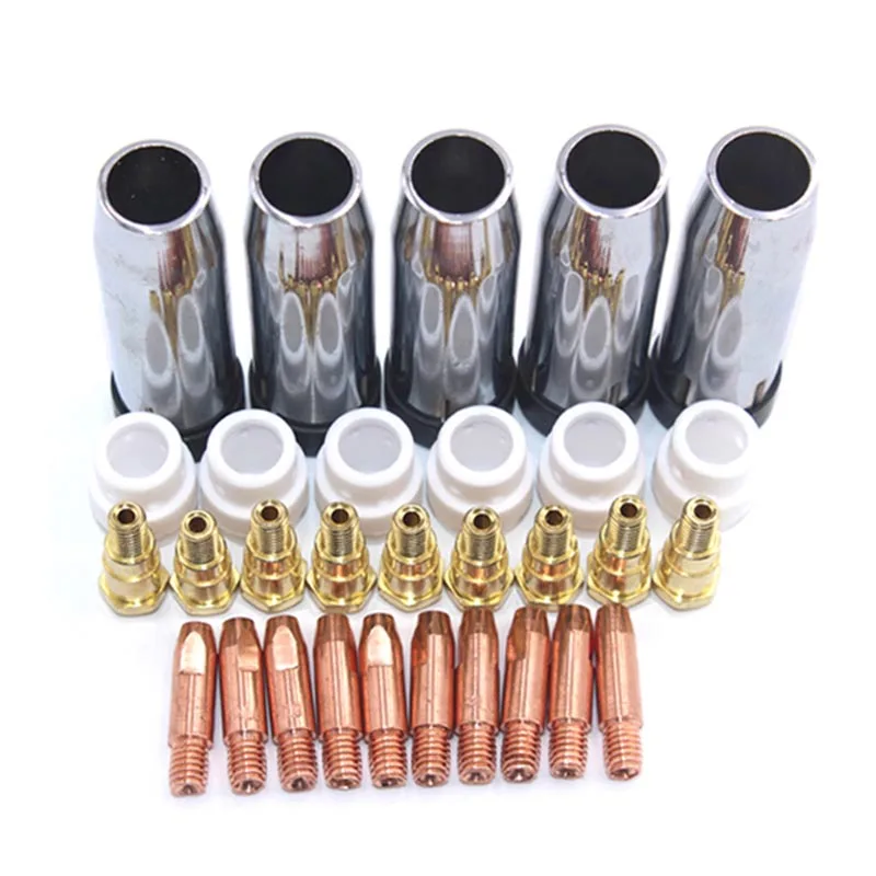10 Pcs Welder Torch Nozzles Contact Tip Gas Diffuser Set for Welding Machine ALI88
10 Pcs Welder Torch Nozzles Contact Tip Gas Diffuser Set for Welding Machine ALI88
