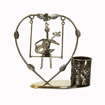 Metal Instrument Swing Figurines Home Decor Office Desktop Vintage Metal Pen Holder Cafe Bar Decor Fashionable Small Crafts
Metal Instrument Swing Figurines Home Decor Office Desktop Vintage Metal Pen Holder Cafe Bar Decor Fashionable Small Crafts