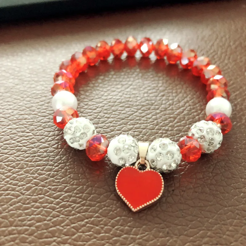 2019 hot Crystal Beautiful Bracelet & Bangle Elastic Heart Bracelets For Women Handmade colors crystal pearl Beads jewelry
2019 hot Crystal Beautiful Bracelet & Bangle Elastic Heart Bracelets For Women Handmade colors crystal pearl Beads jewelry