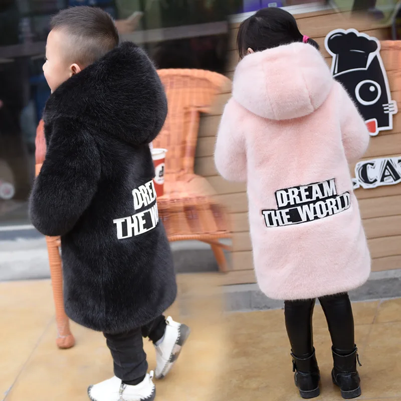 Long Girls Winter Coat And Jackets Winter Imitation Mink Fur Coat Boy And Girl Hooded Coats With A Hat Thickening Faux Fur Coat
Long Girls Winter Coat And Jackets Winter Imitation Mink Fur Coat Boy And Girl Hooded Coats With A Hat Thickening Faux Fur Coat
