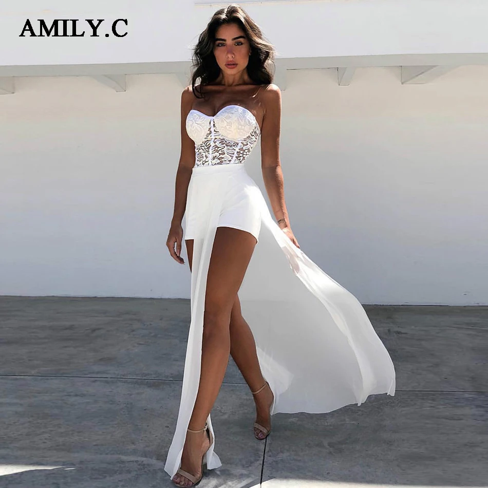 Amily.c 2019 summer new women's long bandage dress sexy strapless lace chiffon openwork dress Bodycon Vestidos party dress
Amily.c 2019 summer new women's long bandage dress sexy strapless lace chiffon openwork dress Bodycon Vestidos party dress