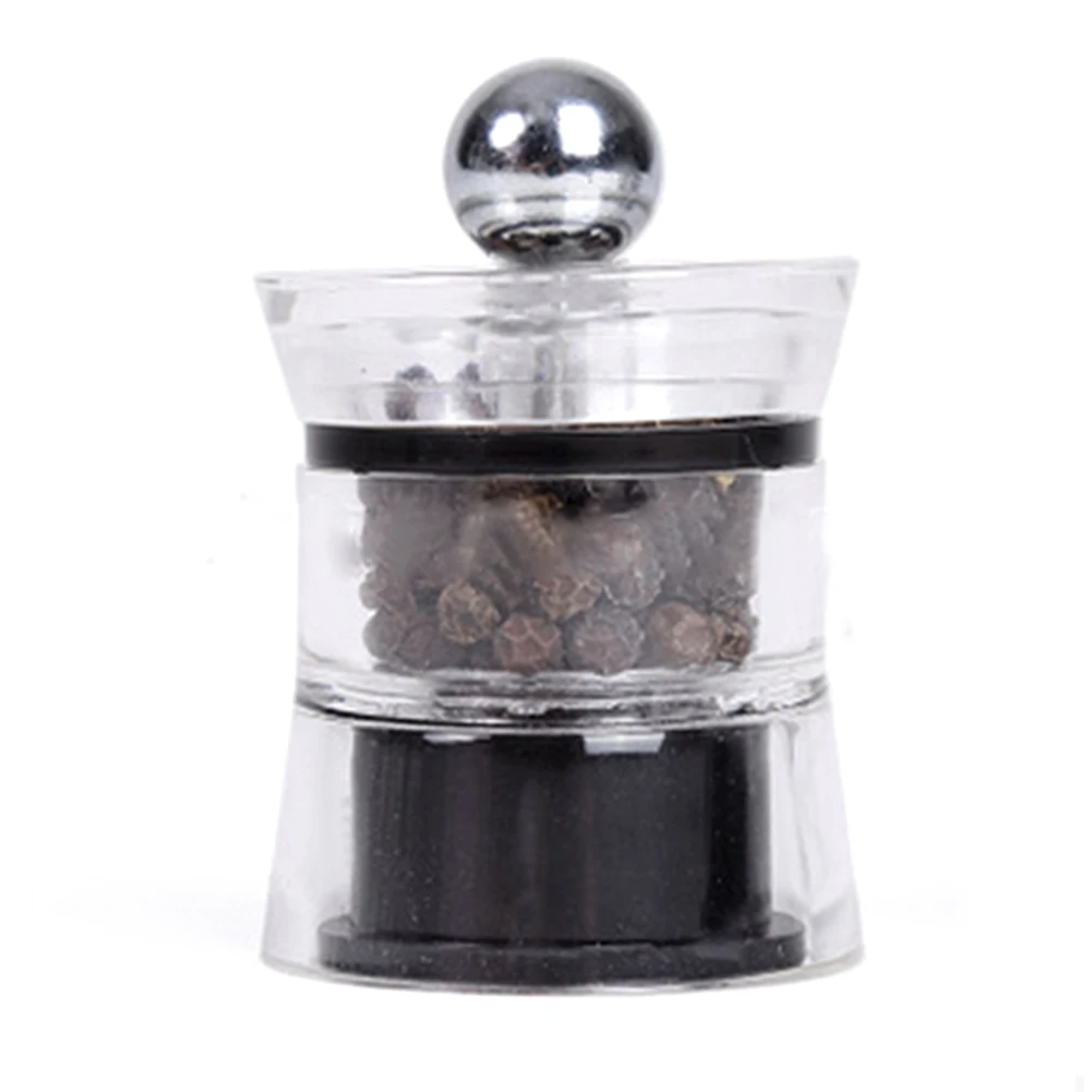 2pcs Mini Salt And Pepper Mill Glass Body Spice Grinders Acrylic Manual Salt Pepper Mills Silver Grinder Kitchen Cooking Tools
2pcs Mini Salt And Pepper Mill Glass Body Spice Grinders Acrylic Manual Salt Pepper Mills Silver Grinder Kitchen Cooking Tools