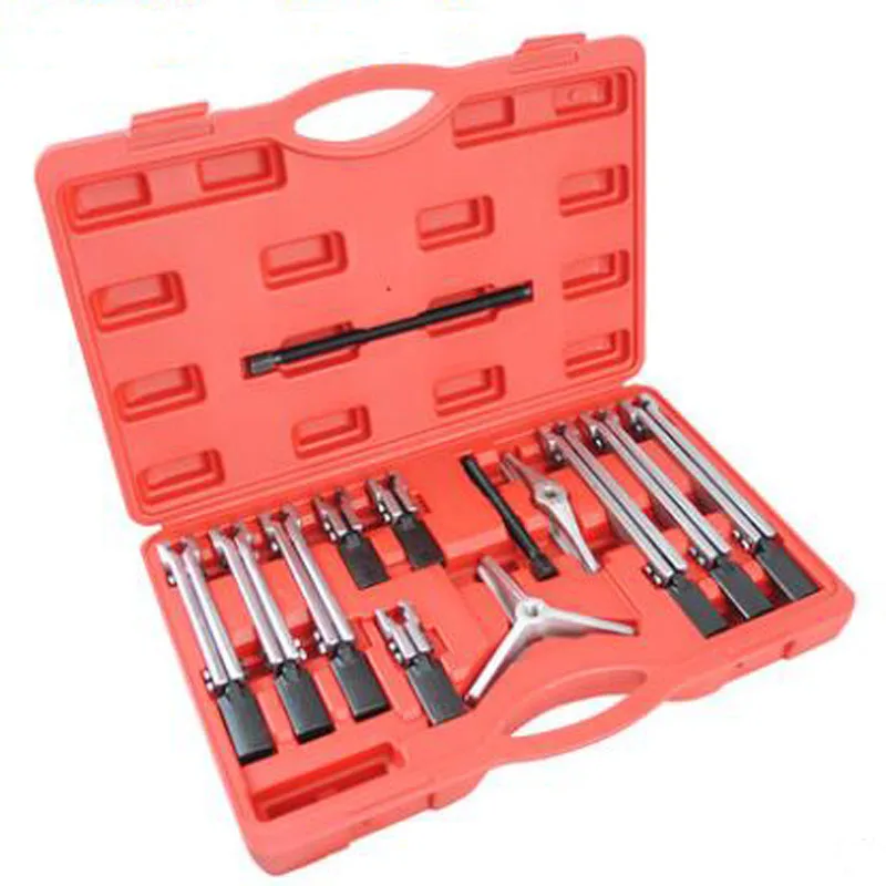 G1 Universal Puller 12 pieces common Two or three claws Rama Multi-function bearing puller Rama set Portable hardware toolbox
G1 Universal Puller 12 pieces common Two or three claws Rama Multi-function bearing puller Rama set Portable hardware toolbox