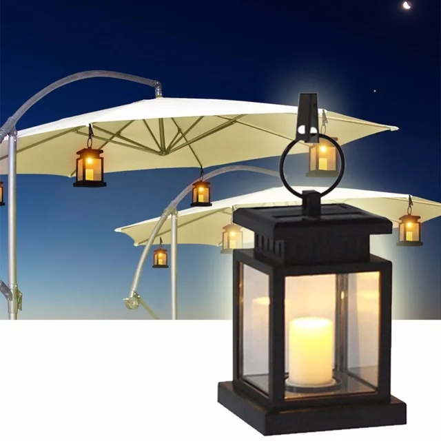 Outdoor Solar Powered Hanging Umbrella Lantern Led Candle Lights with Clamp for Beach Umbrella Tree Pavilion Garden Yard Lawn
Outdoor Solar Powered Hanging Umbrella Lantern Led Candle Lights with Clamp for Beach Umbrella Tree Pavilion Garden Yard Lawn