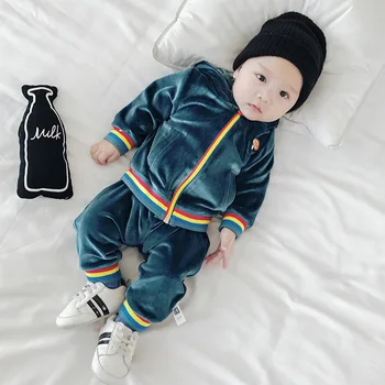 Baby Suits 2pcs Long Clothes + Pants Boy Girl Pleuche Soft Warm Clothing for Little Kid Infant Pink Navy Blue Toddler Sets 6M-3T
Baby Suits 2pcs Long Clothes + Pants Boy Girl Pleuche Soft Warm Clothing for Little Kid Infant Pink Navy Blue Toddler Sets 6M-3T