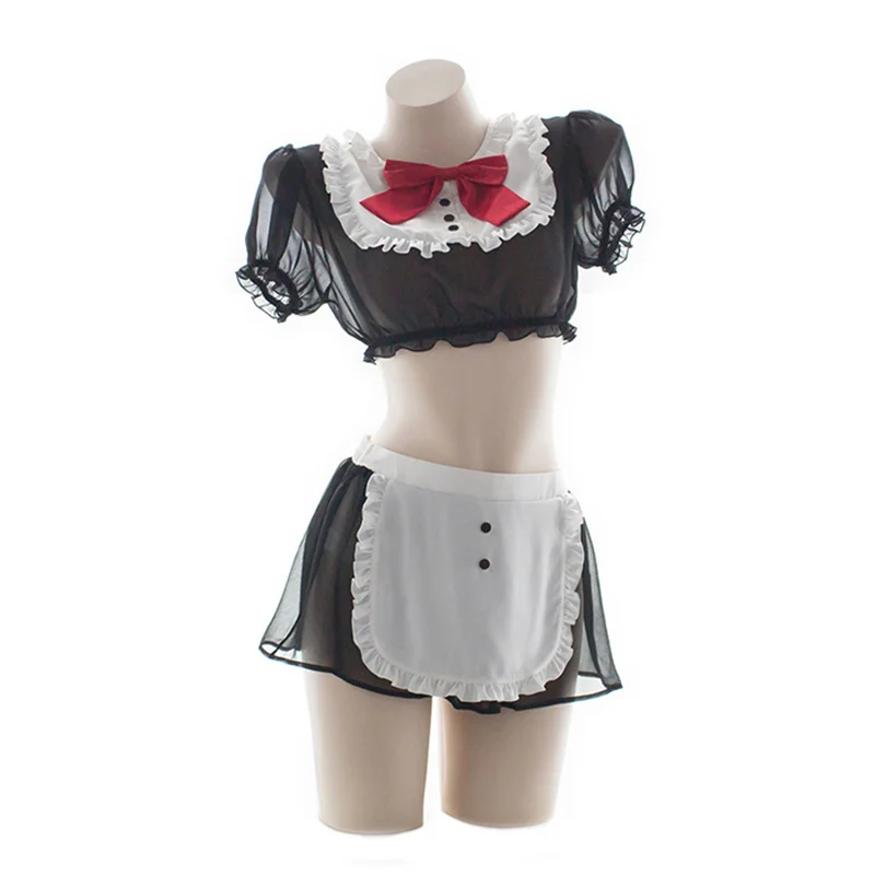 Womens Cute Anime Maid Costume Lingerie Lolita Japanese Schoolgirl Uniform Mesh Babydoll
Womens Cute Anime Maid Costume Lingerie Lolita Japanese Schoolgirl Uniform Mesh Babydoll