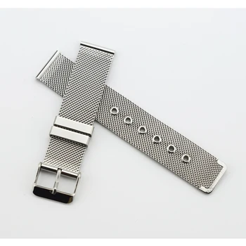 20mm Silver High Quality Stainless Steel Mens Watch Band Web Mesh Watch Strap for Men Women Watches Push Botton Hidden Bracelet
20mm Silver High Quality Stainless Steel Mens Watch Band Web Mesh Watch Strap for Men Women Watches Push Botton Hidden Bracelet