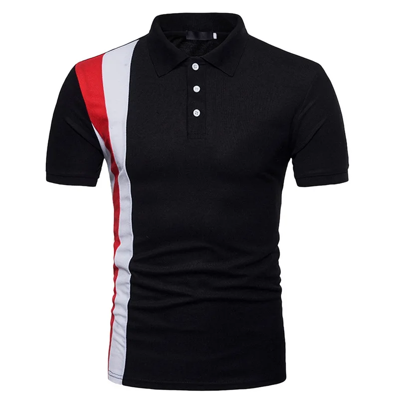 Laamei 2019 Summer Autumn Men's Polos Breathable Cotton Short Sleeve Boys Polo Shirts Casual Turndown Collar Patchwork Male Polo
Laamei 2019 Summer Autumn Men's Polos Breathable Cotton Short Sleeve Boys Polo Shirts Casual Turndown Collar Patchwork Male Polo