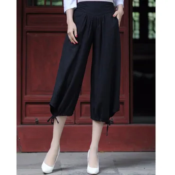 New Arrival Summer New Cotton Linen Women Capris Pants Wide Leg Pants Elastic Waist Calf-Length Trousers S M L XL XXL WNS0321
New Arrival Summer New Cotton Linen Women Capris Pants Wide Leg Pants Elastic Waist Calf-Length Trousers S M L XL XXL WNS0321