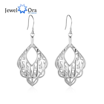 Geometric Patterns Hollow Drop Earrings For Women 925 Sterling Silver Party Jewelry Gift (JewelOra EA103168)
Geometric Patterns Hollow Drop Earrings For Women 925 Sterling Silver Party Jewelry Gift (JewelOra EA103168)