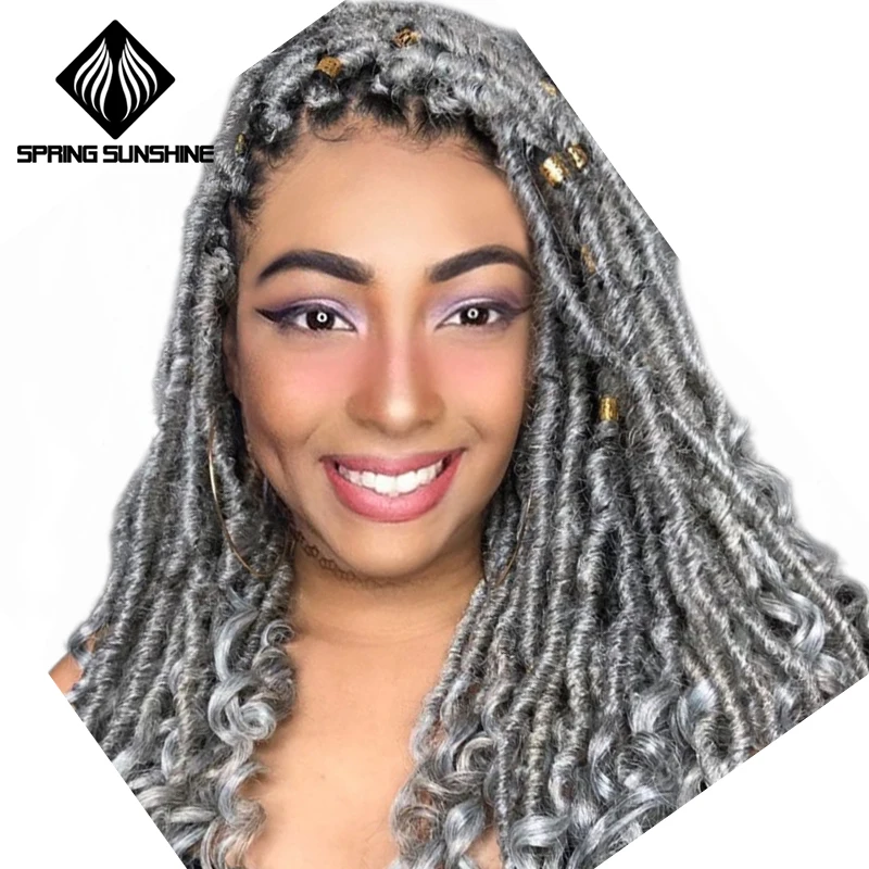 Spring sunshine 1-10PC Goddess Locks Faux Locs Crochet Braids 16 20inch Soft Synthetic Hair Extension 24 Strands/Pack
Spring sunshine 1-10PC Goddess Locks Faux Locs Crochet Braids 16 20inch Soft Synthetic Hair Extension 24 Strands/Pack
