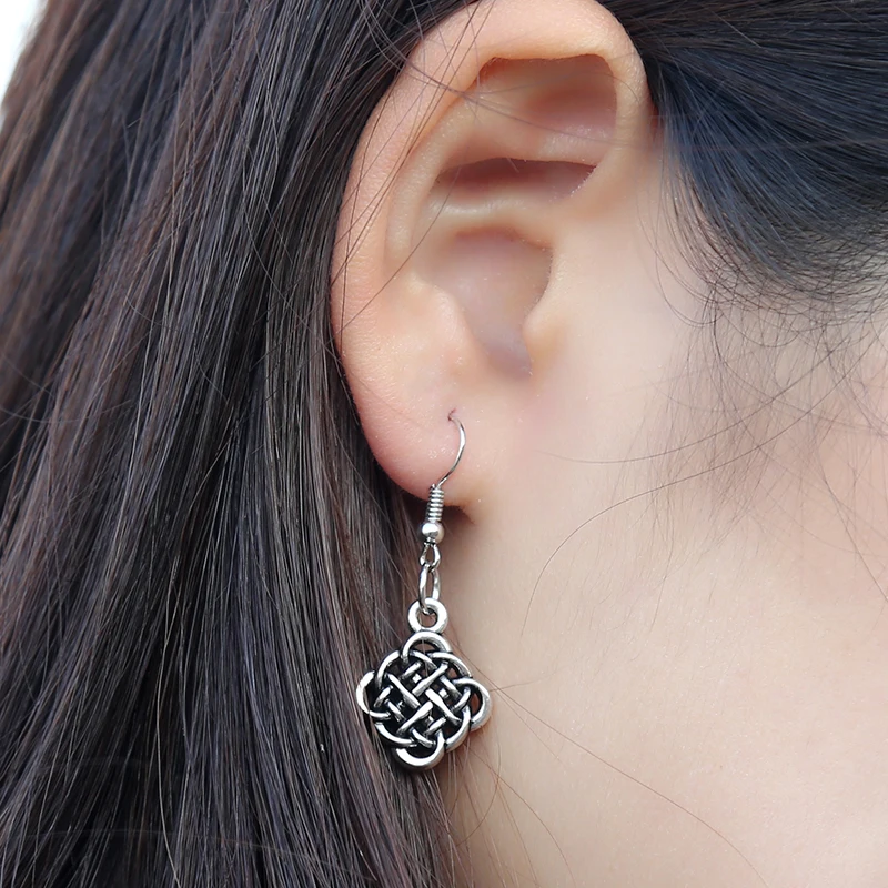 Viking Personalized Celtics Knot Custom Zinc Alloy Earring Viking Earring Viking WICAA Accessories for Bridal Wedding
Viking Personalized Celtics Knot Custom Zinc Alloy Earring Viking Earring Viking WICAA Accessories for Bridal Wedding
