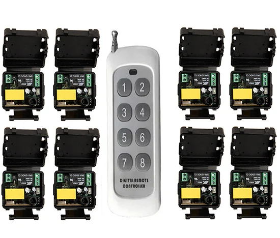 500M Long Range AC220V 1CH RF Wireless Remote Control Relay Switch Security System tubular motor garage door shutters/ lamp
500M Long Range AC220V 1CH RF Wireless Remote Control Relay Switch Security System tubular motor garage door shutters/ lamp