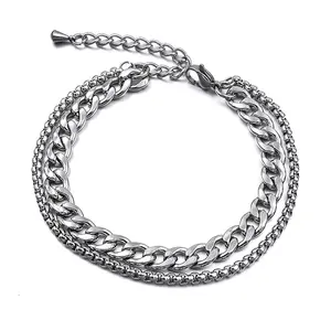 Beach-Anklet Leg-Chain Foot-Jewelry Women Accessories Stainless-Steel Silver-Color Summer Beach-Anklet Leg-Chain Foot-Jewelry Women Accessories Stainless-Steel Silver-Color Summer