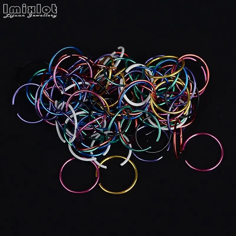 100pcs/lot Fake Nose Piercing Surgical Steel Ear Cartilage Piercing Stud Thin Small Nose Ring Hoop Fashion Body Jewelry
100pcs/lot Fake Nose Piercing Surgical Steel Ear Cartilage Piercing Stud Thin Small Nose Ring Hoop Fashion Body Jewelry