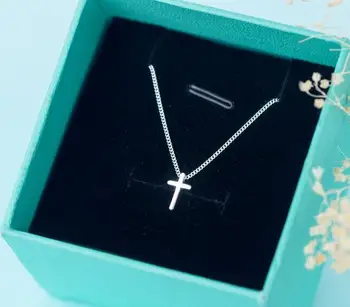 (9mm*7mm Very Small Cross Cross Pendants) Cute Authentic 925 Sterling Silver Jewelry Polished Cross Religion Necklace X1255
(9mm*7mm Very Small Cross Cross Pendants) Cute Authentic 925 Sterling Silver Jewelry Polished Cross Religion Necklace X1255