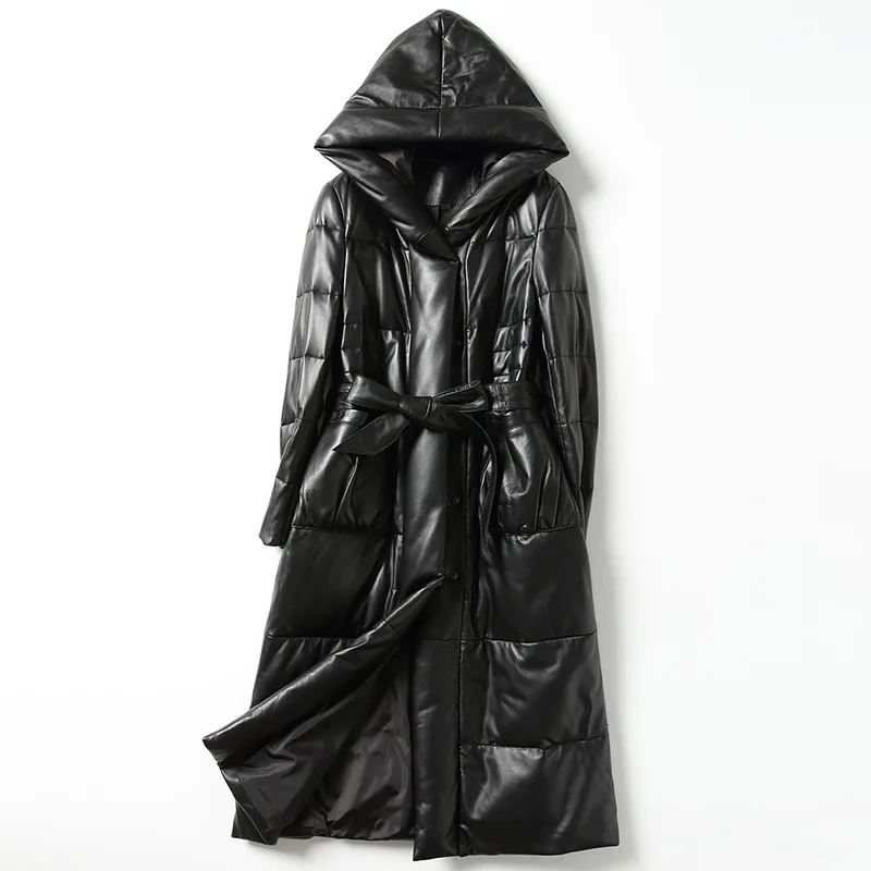 Genuine Leather Jacket Winter Warm Duck Down Coat Women Real Sheepskin Coat Women's Korean Hooded Jackets HQ18-WZM87013B YY356
Genuine Leather Jacket Winter Warm Duck Down Coat Women Real Sheepskin Coat Women's Korean Hooded Jackets HQ18-WZM87013B YY356