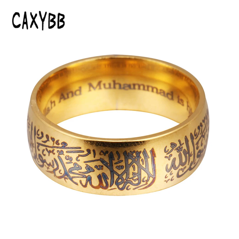 Кольцо из нержавеющей стали для мужчин и женщин ювелирные изделия Арабский