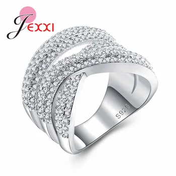 Fashion 925 Sterling Silver Ring for Women & Men Rings with lots of Cubic Zirconia Ring Birthday Anniversary gift
Fashion 925 Sterling Silver Ring for Women & Men Rings with lots of Cubic Zirconia Ring Birthday Anniversary gift