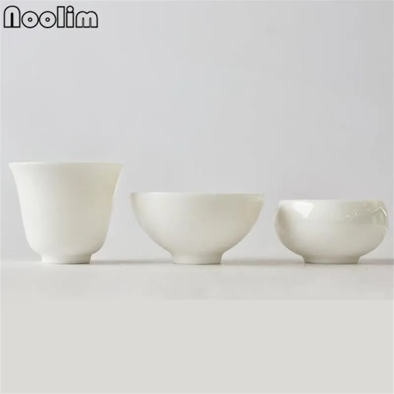 High Quality Tea Bowl Drinkware White Porcelain Tea Cups Handmade Ceramic Pigmented Teacups Chinese Kung Fu Tea Set
High Quality Tea Bowl Drinkware White Porcelain Tea Cups Handmade Ceramic Pigmented Teacups Chinese Kung Fu Tea Set