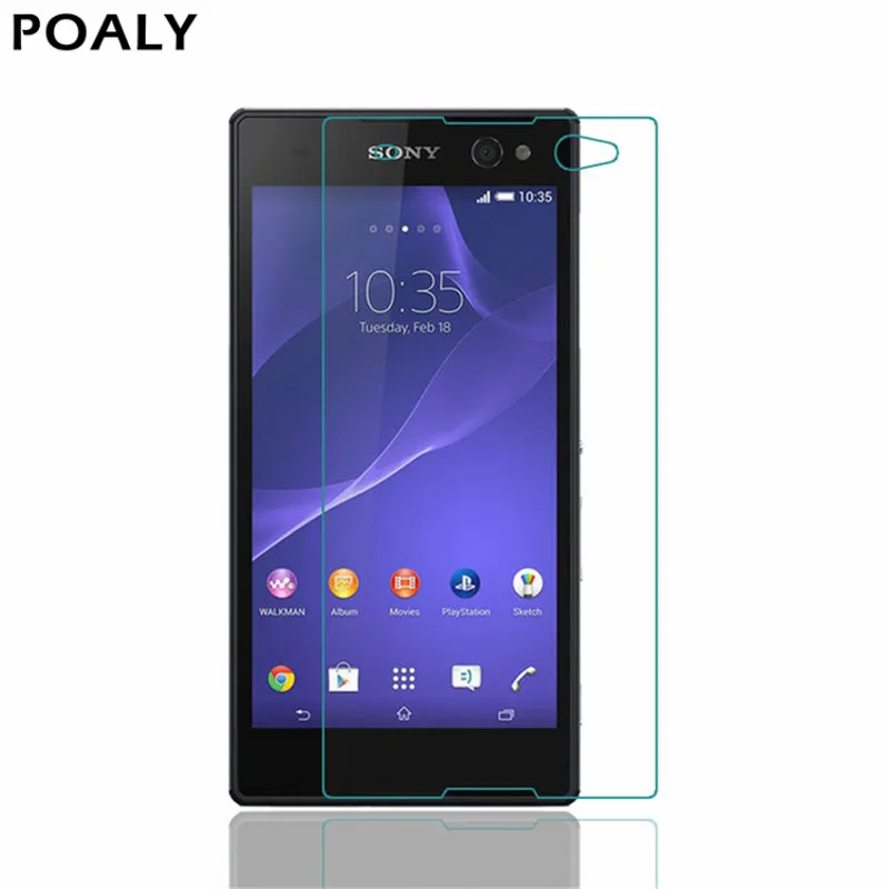 POALY 2.5D 0.26mm 9H Premium Tempered Glass For Sony Xperia C3 D2533 D2522 S55U Screen Protector Toughened protective film
POALY 2.5D 0.26mm 9H Premium Tempered Glass For Sony Xperia C3 D2533 D2522 S55U Screen Protector Toughened protective film