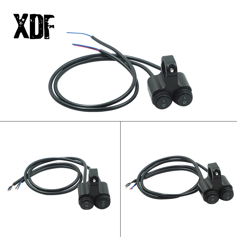 Motorcycle Handlebar Switch 2 Control Buttons in 1 7/8'' 22mm Bar Refit Switches For High/Low Beam Headlight Fog Spot Light
Motorcycle Handlebar Switch 2 Control Buttons in 1 7/8'' 22mm Bar Refit Switches For High/Low Beam Headlight Fog Spot Light