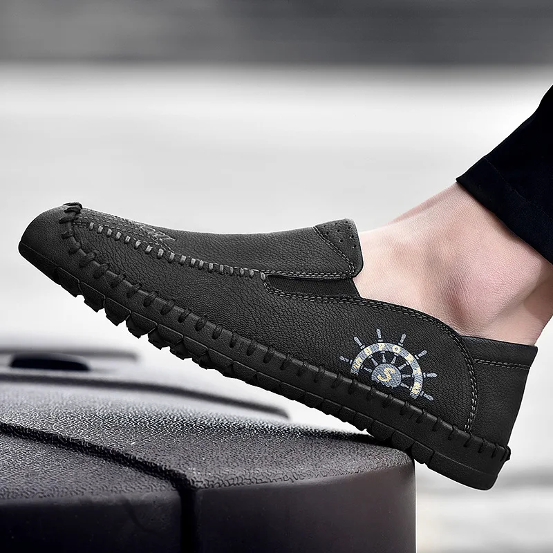 Men's Leisure Shoes Spring New Foreign Trade Big Bean Shoes Hand-sewn Business Men's Shoes
Men's Leisure Shoes Spring New Foreign Trade Big Bean Shoes Hand-sewn Business Men's Shoes