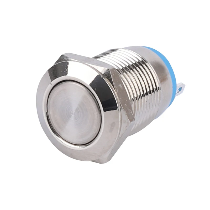 12mm Waterproof Push Button Switch Momentary Metal On Off 3A 250V AC (High Head) | Обустройство дома