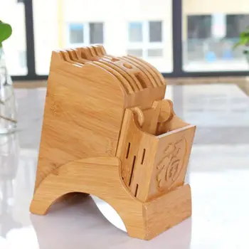 Kitchen Bamboo Knife Holder Chopsticks Storage Shelf Storage Rack Tool Holder Bamboo Knife Block Stand Kitchen Accessories
Kitchen Bamboo Knife Holder Chopsticks Storage Shelf Storage Rack Tool Holder Bamboo Knife Block Stand Kitchen Accessories