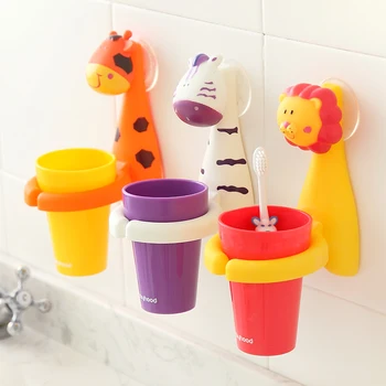 Animal Cartoon wall suction children toothbrush holder suit sucker toothpick wall hanging mouthwash cup creative brush cup
Animal Cartoon wall suction children toothbrush holder suit sucker toothpick wall hanging mouthwash cup creative brush cup