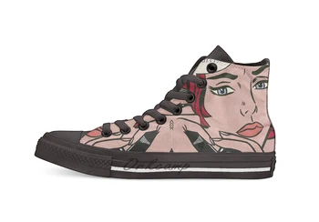 Pop art girl on the phone Roy Lichtenstein Casual High Top Canvas shoes sneakers Light Walking Shoes 
Pop art girl on the phone Roy Lichtenstein Casual High Top Canvas shoes sneakers Light Walking Shoes