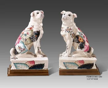 Home crafts gift European Style Porcelain and Brass Dog Bookend Refined Books Holder Luxury Art Ornament
Home crafts gift European Style Porcelain and Brass Dog Bookend Refined Books Holder Luxury Art Ornament
