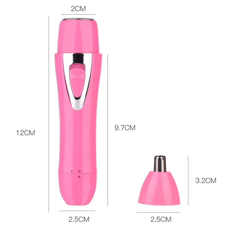 2 in 1 Mini Facial Epilator USB Charge Lady Shaver Nose Trimmer Electric Shaver Machine for Face Armpit Bikini Shaving
2 in 1 Mini Facial Epilator USB Charge Lady Shaver Nose Trimmer Electric Shaver Machine for Face Armpit Bikini Shaving