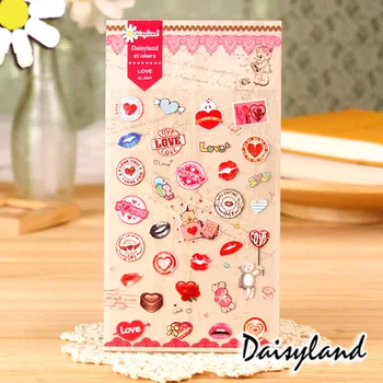 1 Sheet Love Heart Red Lip Cartoon Daisyland Scrapbook PET Paper Kawaii Stickers Diary Decal Phone Sticker Flakes 1027
1 Sheet Love Heart Red Lip Cartoon Daisyland Scrapbook PET Paper Kawaii Stickers Diary Decal Phone Sticker Flakes 1027